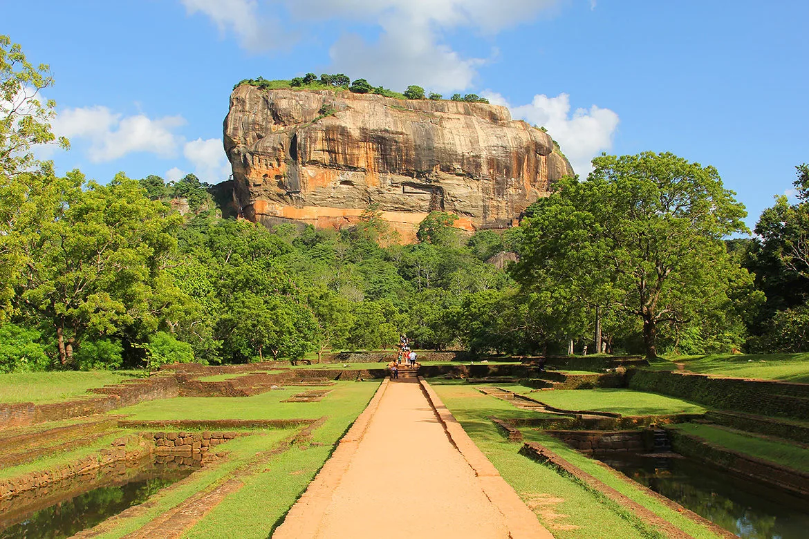 Sigiriya - Rocher du Lion au Sri Lanka