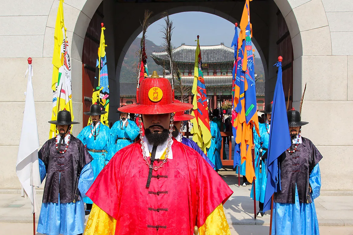 Séoul - Garde palais Gyeongbokgung