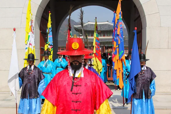 Séoul - Garde palais Gyeongbokgung