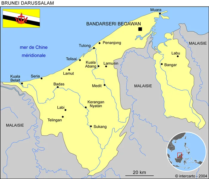 Carte visiter Brunei