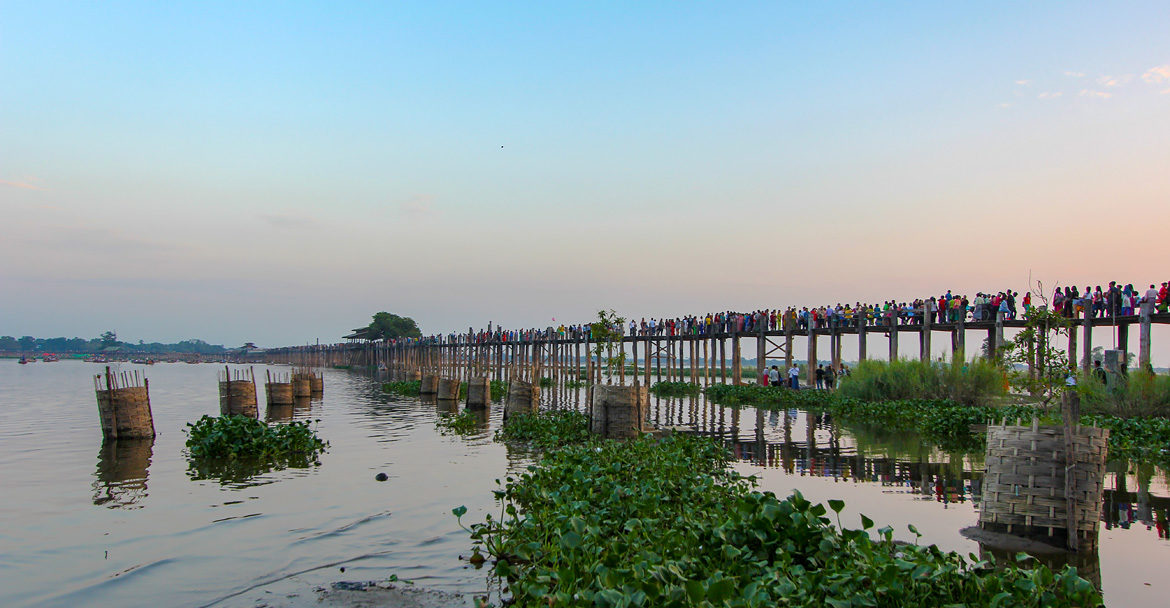 Birmanie Amarapura Pont Ubein