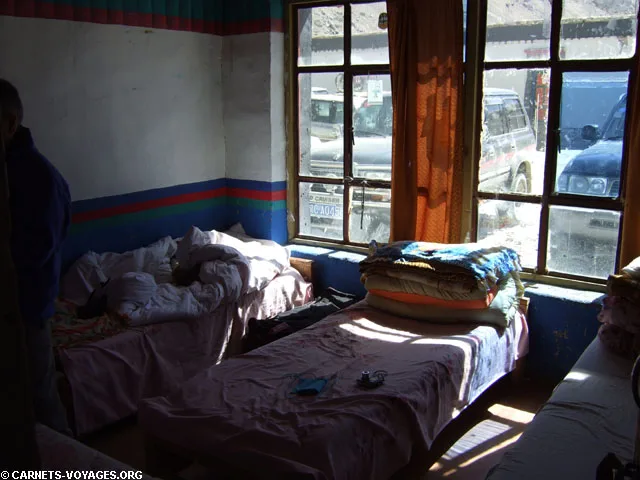 guesthouse du monastère de Rongbuk everest tibet