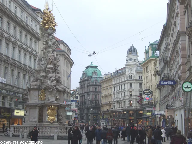 Visiter Vienne en 4 jours Place Graben