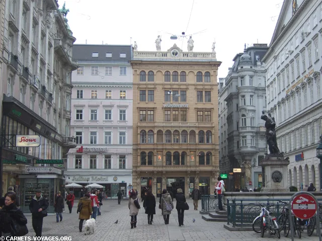 Visiter Vienne en 4 jours Place Graben