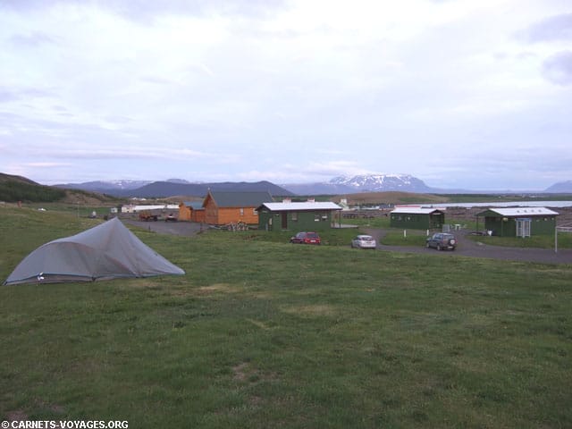 camping Hlid lac Myvatn Islande