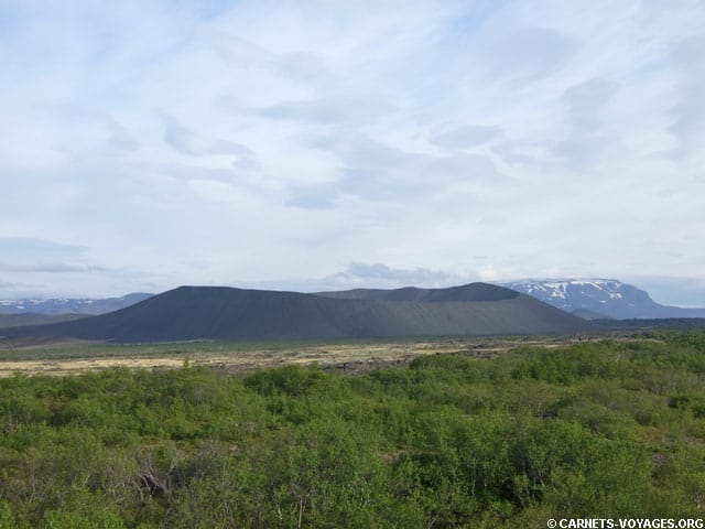 Hverfjall lac Myvatn Islande
