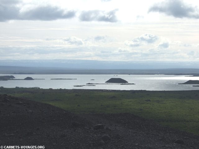 Hverfjall lac Myvatn Islande