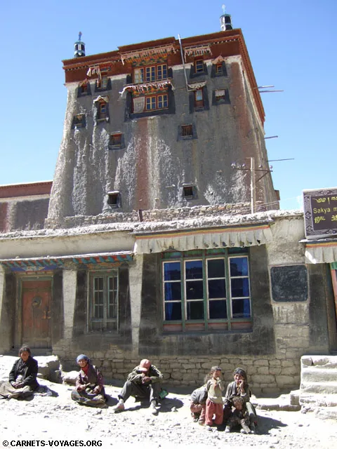 monastère de Sakya tibet