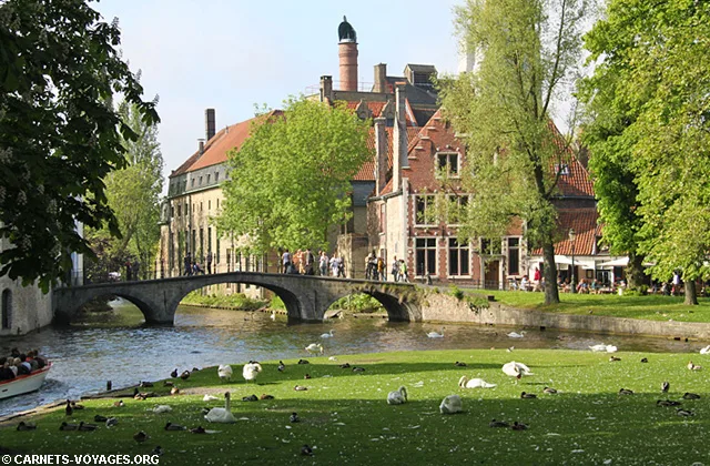 Le Minnewater (lac d'Amour) Bruges