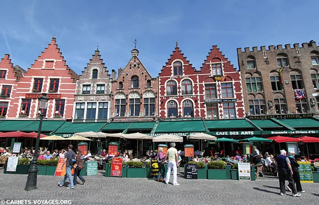 Le Markt (Grand-Place) Bruges Belgique