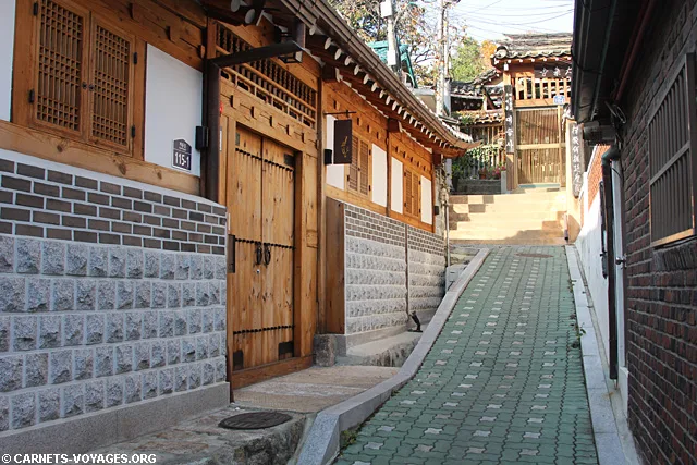 Séoul village hanok Bukchon