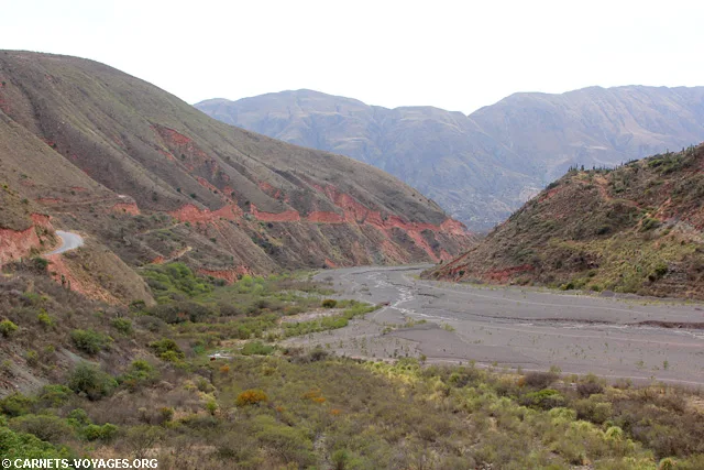 Boucle sud Salta Argentine