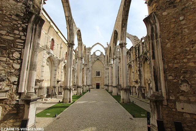 église du Carmo Lisbonne Portugal