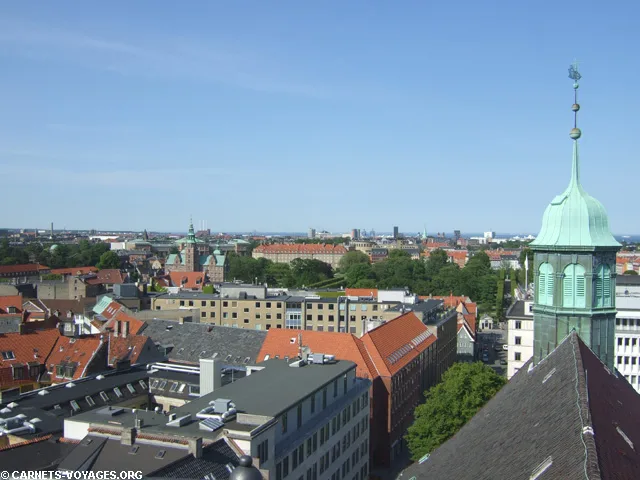 Panorama depuis la Tour Ronde (Rundetarn) Copenhague