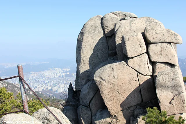 Jaunbong randonnée dans le parc National de Bukhansan Dobongsan Corée du Sud