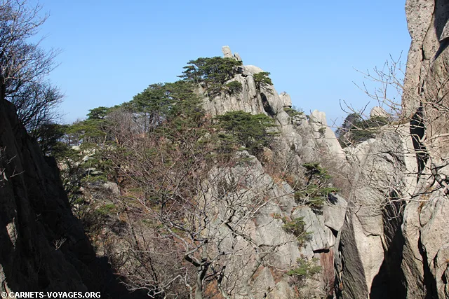 Jaunbong randonnée dans le parc National de Bukhansan Dobongsan Corée du Sud