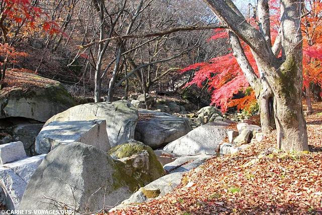 Randonnée dans le parc National de Bukhansan Dobongsan Corée du Sud