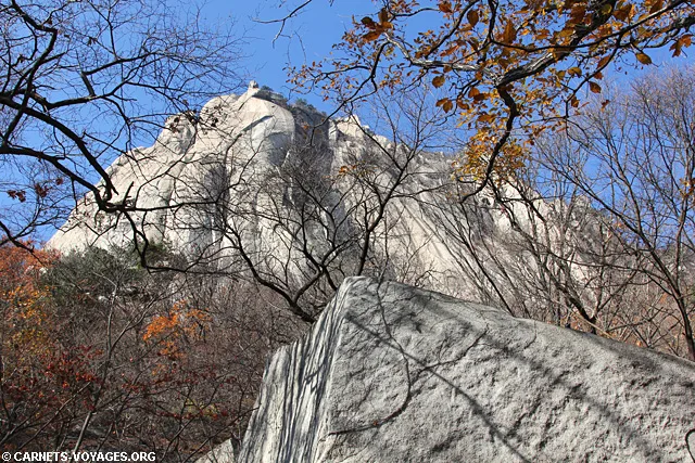 Randonnée dans le parc National de Bukhansan Dobongsan Corée du Sud