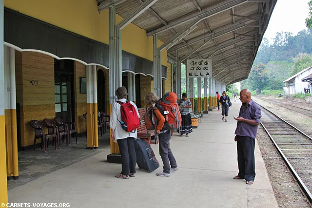 Trajet train Nuwara Eliya Ella Sri Lanka