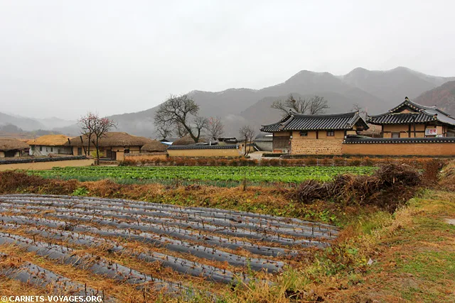 Village historique de Hahoe Corée du Sud