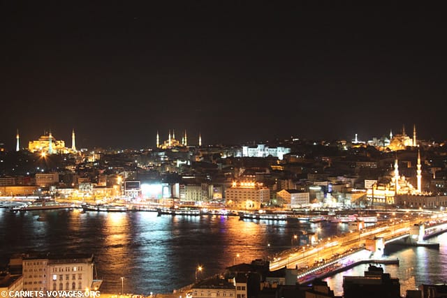 Panorama depuis la Tour Galata à Istanbul
