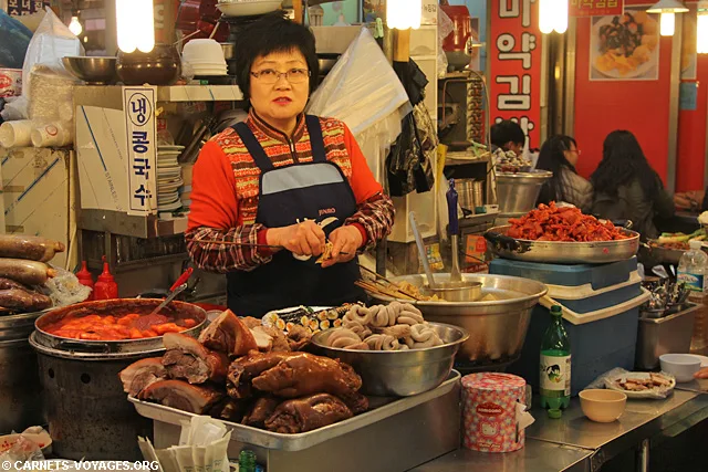 Marché Namdaemun Séoul Corée du Sud