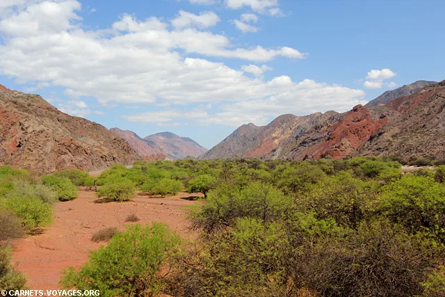 Quebrada Cafayate boucle sud Salta Argentine