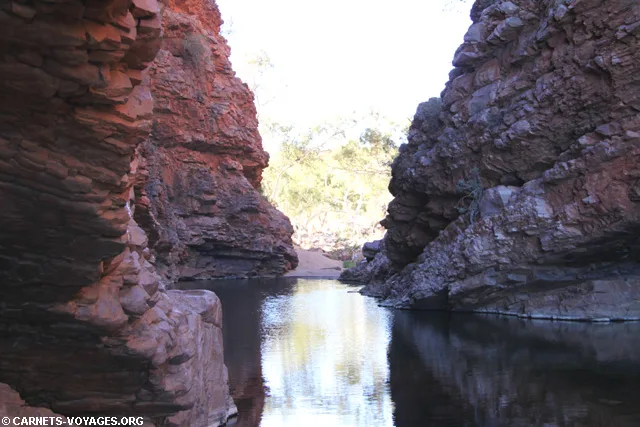 Simpsons Gap West Macdonnell Ranges Australie Centre Rouge