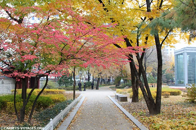 Parc Tapgol Séoul Corée du Sud