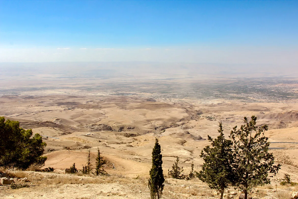 Mont Nebo road trip Jordanie