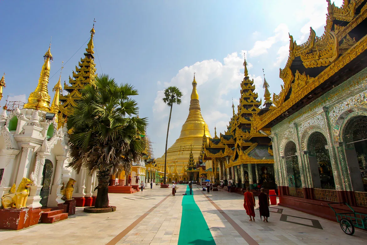Pagode Shwedagon Yangon Birmanie