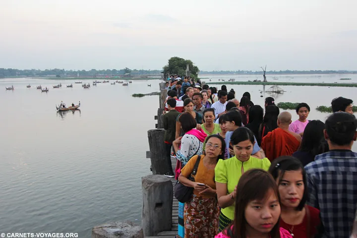 Pont Ubein Amurapura Birmanie