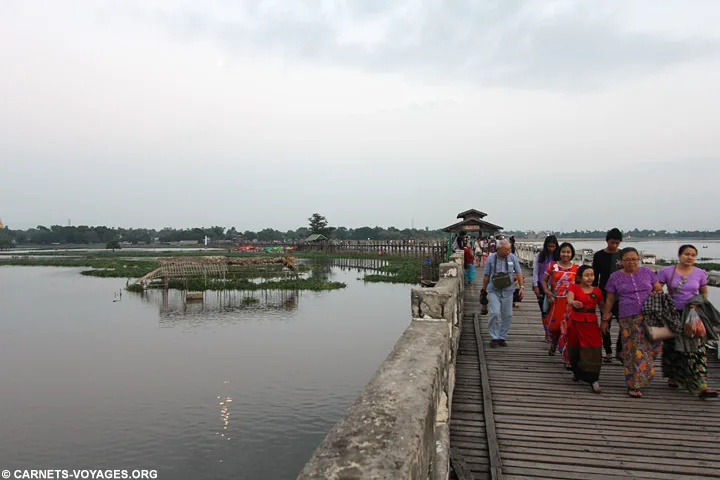 Pont Ubein Amurapura Birmanie