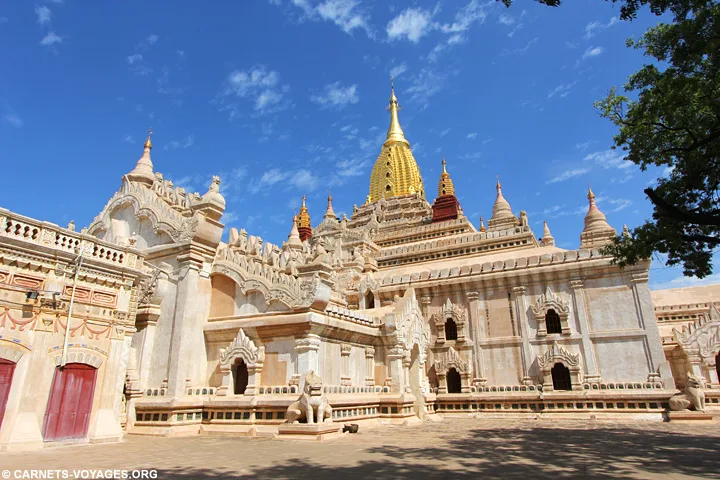 Visiter temples Bagan Birmanie Ananda Pahto
