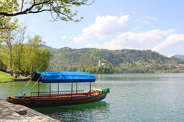 Pletna lac de Bled Slovénie