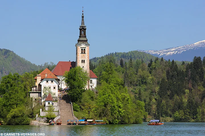 Ile lac de Bled Slovénie
