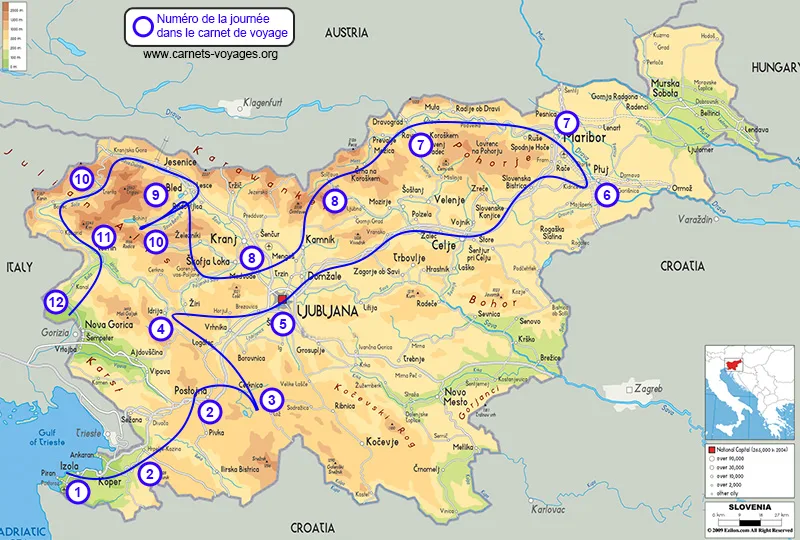 Itinéraire road trip en Slovénie