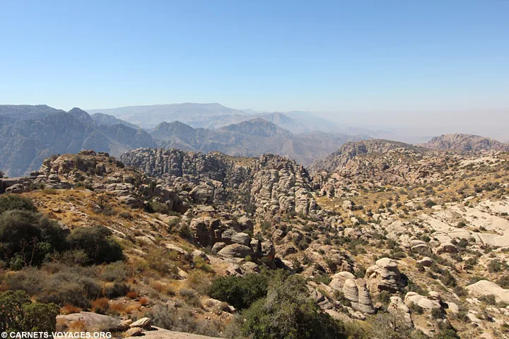 Randonnée réserve Dana Jordanie
