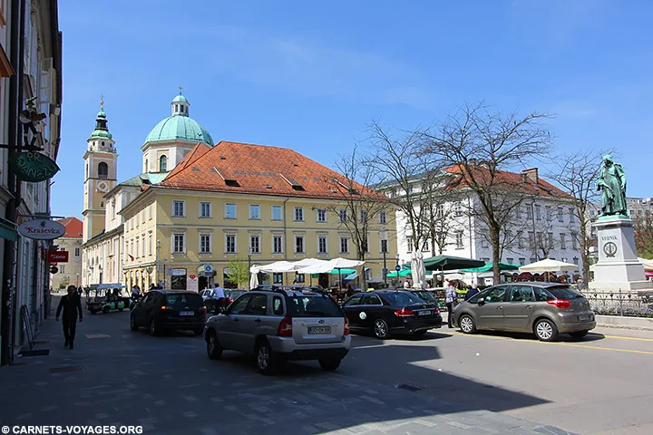 Place marché Ljubljana Slovénie