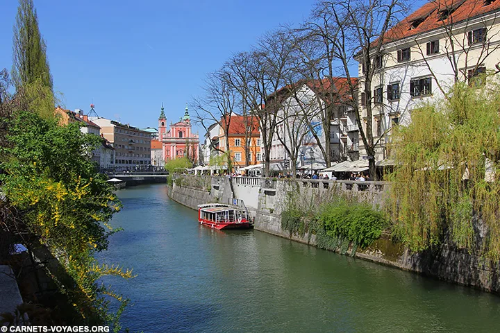 Le long de la rivière Ljubljanica