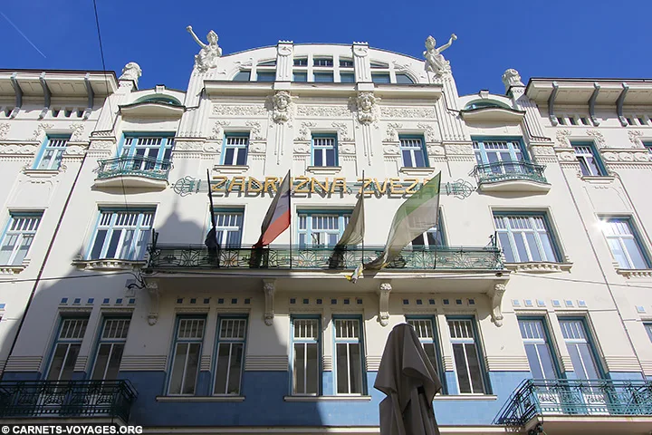 Visiter Ljubljana Slovénie Rue Miklosiceva