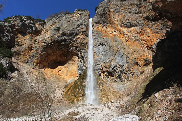 Rinka fall Logarska Dolina Slovénie