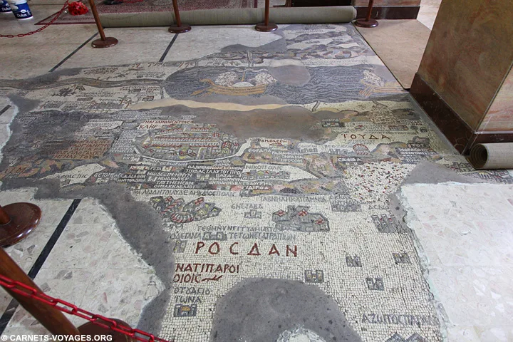 Mosaïque église saint Georges Madaba
