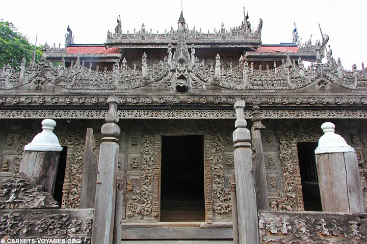 Shwenandaw Kong visiter Mandalay Birmanie