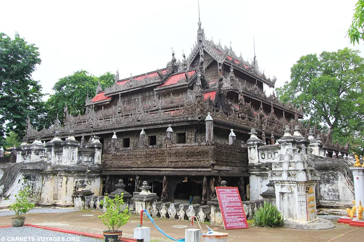 Shwenandaw Kong visiter Mandalay Birmanie