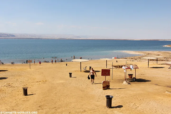 Plage Mer Morte road trip Jordanie