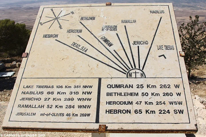 Mont Nebo road trip Jordanie