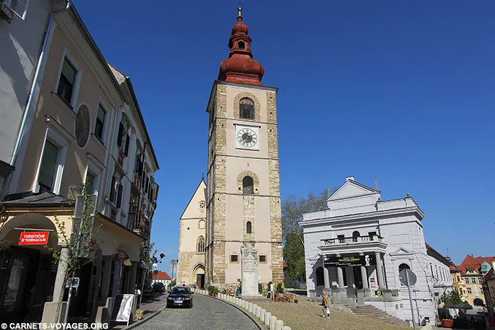 Tour de la ville Ptuj Slovénie