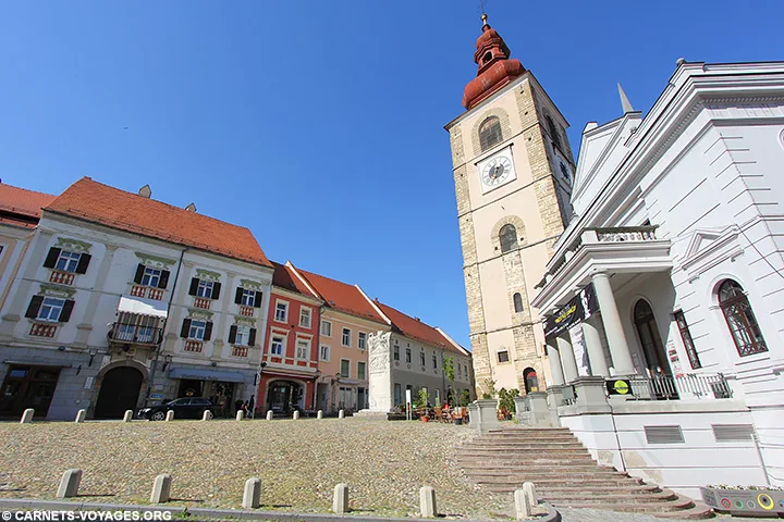 Tour de la ville Ptuj Slovénie