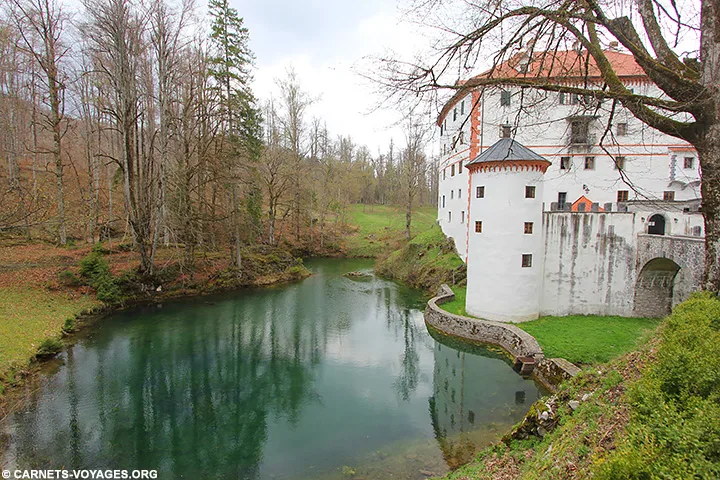 Chateau sneznik Slovénie